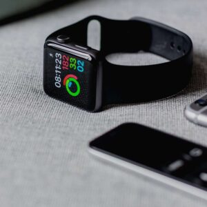Black-colored Smart Watch - Apple